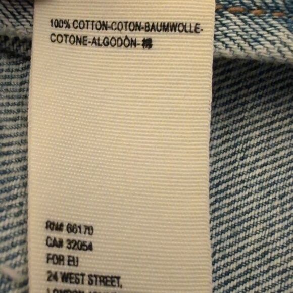 Free People Surfs up‎ Wrap Denim Mini Skirt nwt women's size 27 - Picture 5 of 7